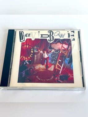 David Bowie Never Let Me Down (CD) - Red/Blue Artwork